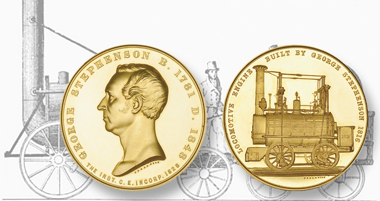 Medalla de premio en la subasta de Dix Noonan Webb London