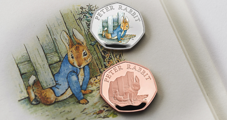 La Real Casa de la Moneda lanza de nuevo las monedas de Peter Rabbit