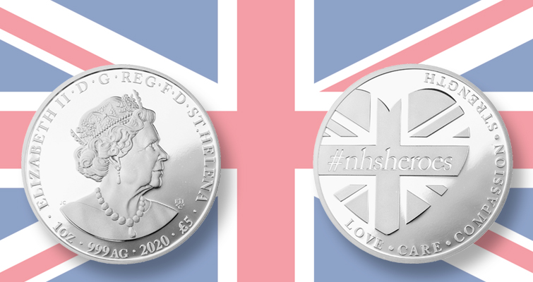 La Compañía de las Indias Orientales ofrece 5 libras de plata para recaudar fondos para el Servicio Nacional de Salud