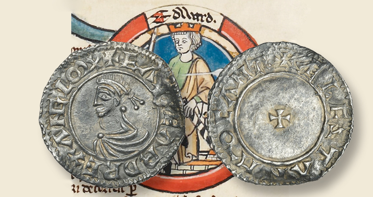 Un raro penique del rey niño se vende en una subasta en Londres