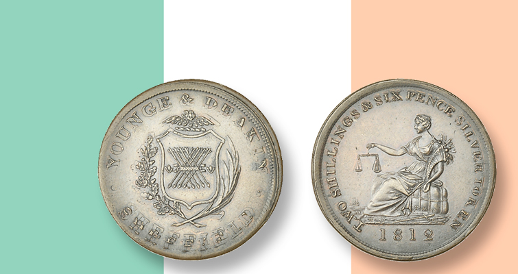 Las raras fichas irlandesas se disparan en la subasta de una empresa londinense