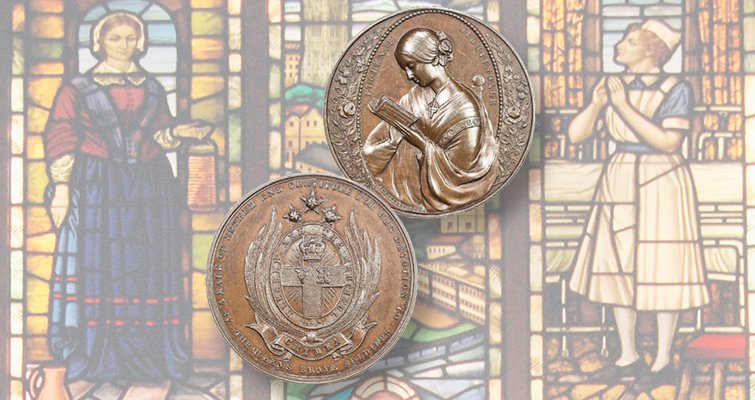 La medalla de enfermería del siglo XIX se dispara en la subasta de junio La medalla de enfermería del siglo XIX se dispara en la subasta de junio