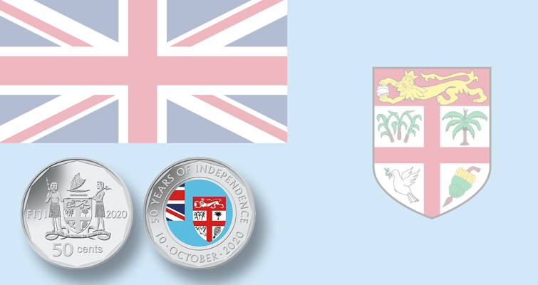 Fiyi regala a los niños una colorida moneda de 50 céntimos para celebrar su independencia