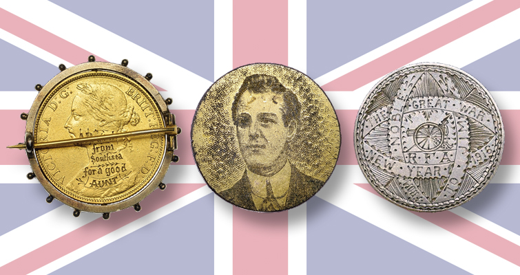 Monedas embellecidas de la época victoriana en la venta del 2 de febrero en Londres por Dix Noonan Webb