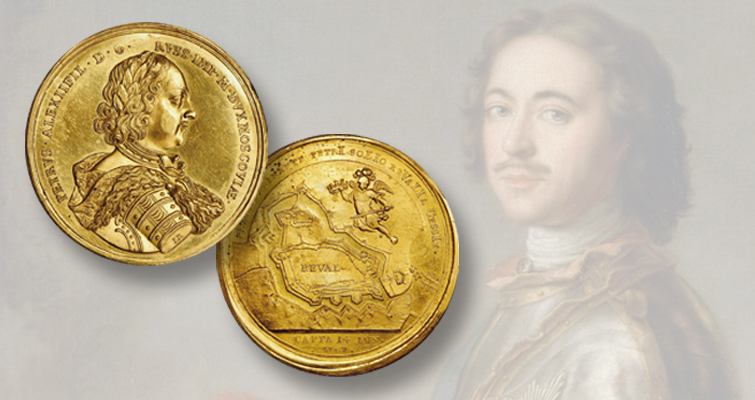 La venta de Stacks Bowers en Hong Kong ofrece una medalla de oro rusa de 1710 La venta de Stacks Bowers en Hong Kong ofrece una medalla de oro rusa de 1710