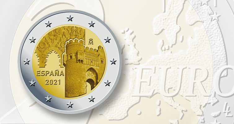 España emite un conmemorativo circulante para el Viejo Toledo
