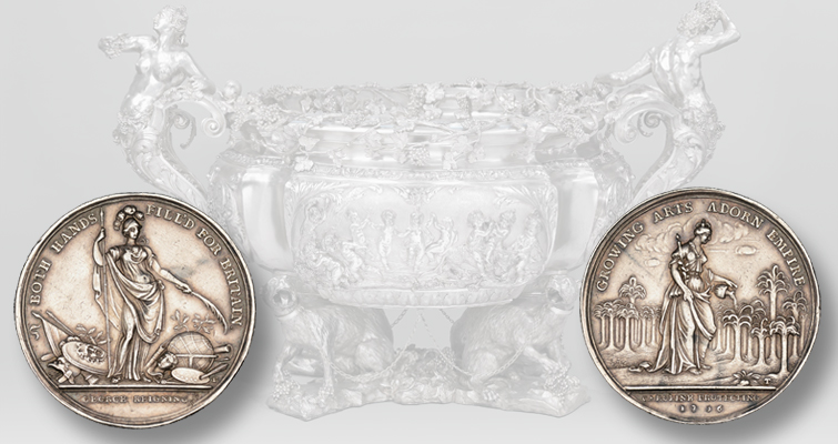 Dix Noonan Webb ofrece la medalla Betts del siglo XVIII asociada a la lotería