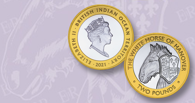 El Caballo Blanco de Hannover aparece en la edición de Pobjoy