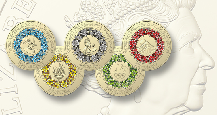 El espíritu deportivo australiano aparece en seis monedas especiales de 2 dólares