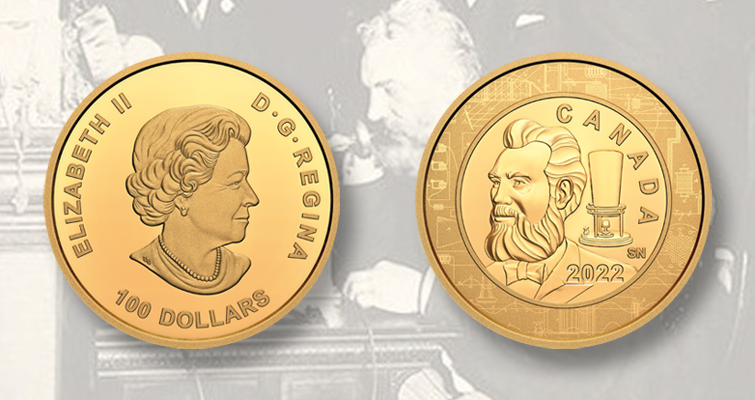 Canadá emite una moneda de oro de 100 dólares para conmemorar el centenario de Alexander Graham Bell