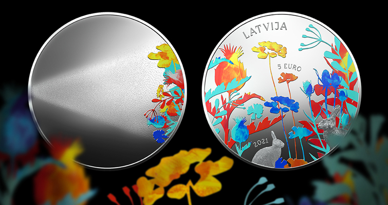 La moneda de colección de plata «milagrosa» de Letonia se agota