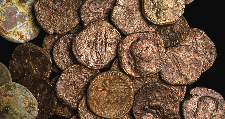 Roman coins found in Israel shipwreck
