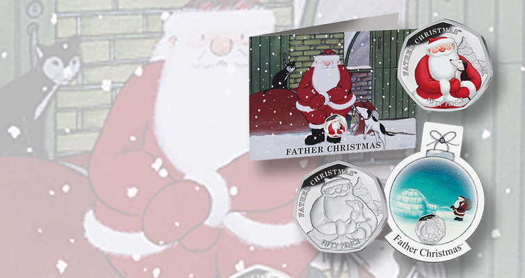 Pobjoy continúa con la serie de 50 peniques de Papá Noel