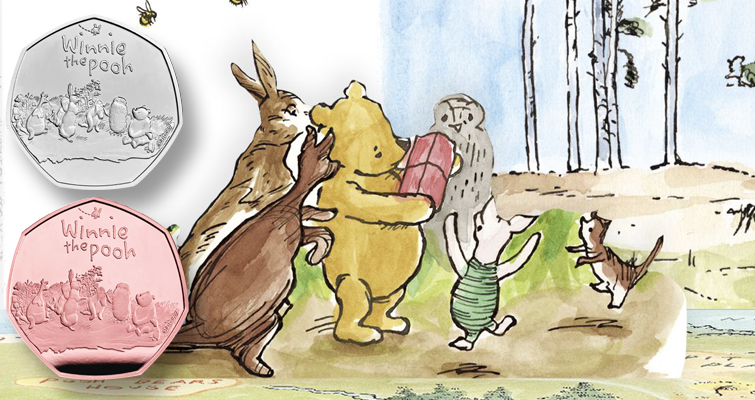 La Real Casa de la Moneda continúa con las populares monedas de Winnie the Pooh