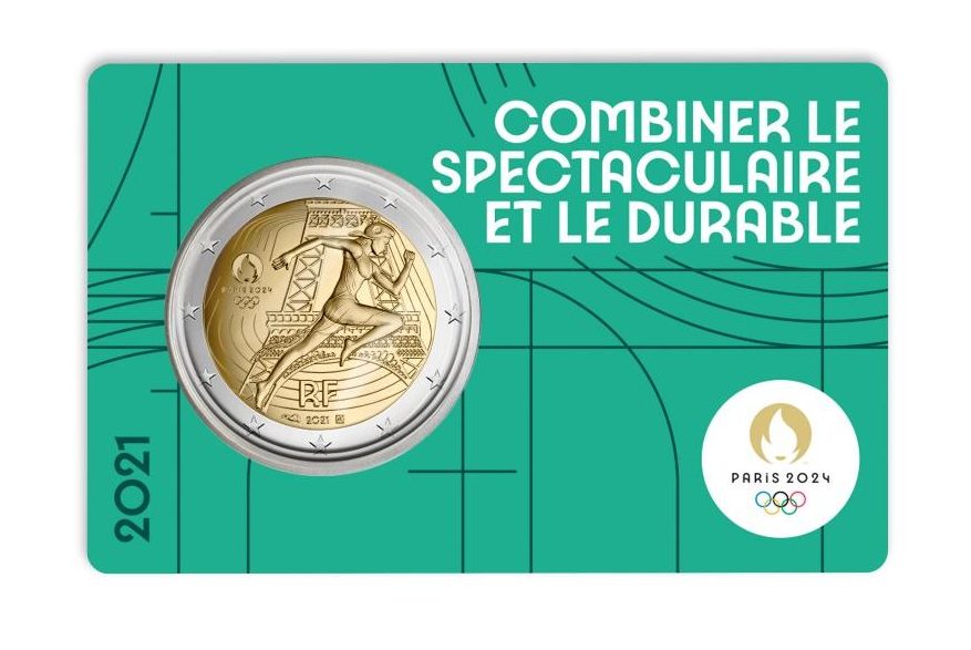 «2024 – Juegos Olímpicos de París» por la Monnaie de Paris