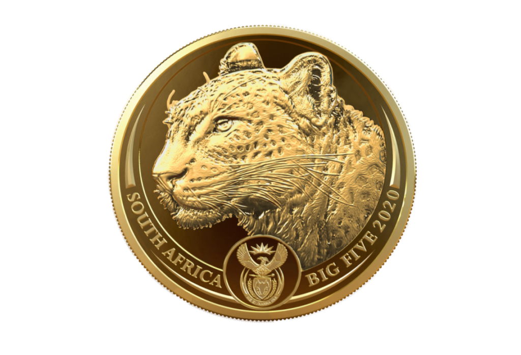Un leopardo de oro de 1 onza para Sudáfrica
