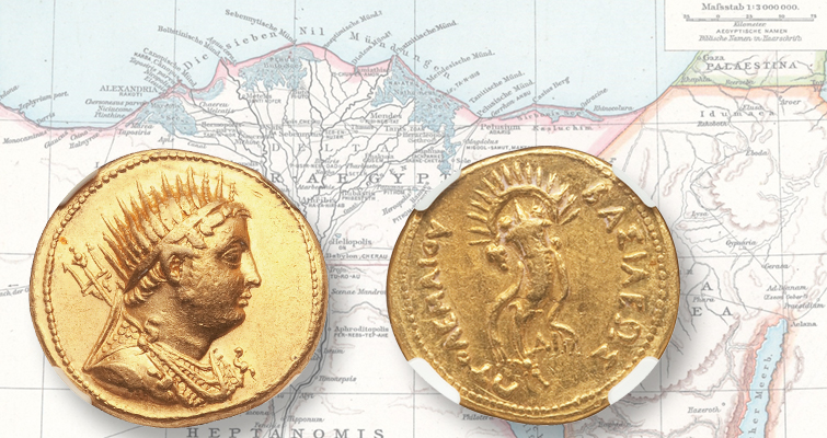 Un octodracma del Egipto ptolemaico en venta en Patrimonio muestra el poder adquisitivo